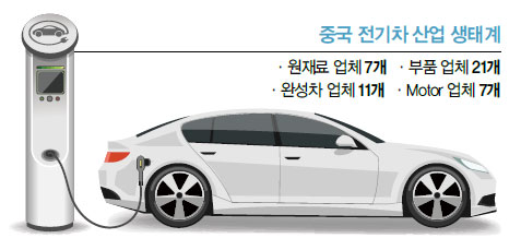 중국 전기차 산업 생태계